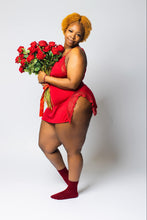Load image into Gallery viewer, Naturally Sexy in Red Sleeping Gown