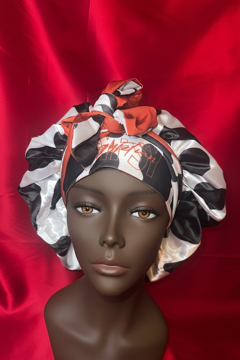 Rare Breed satin bonnet
