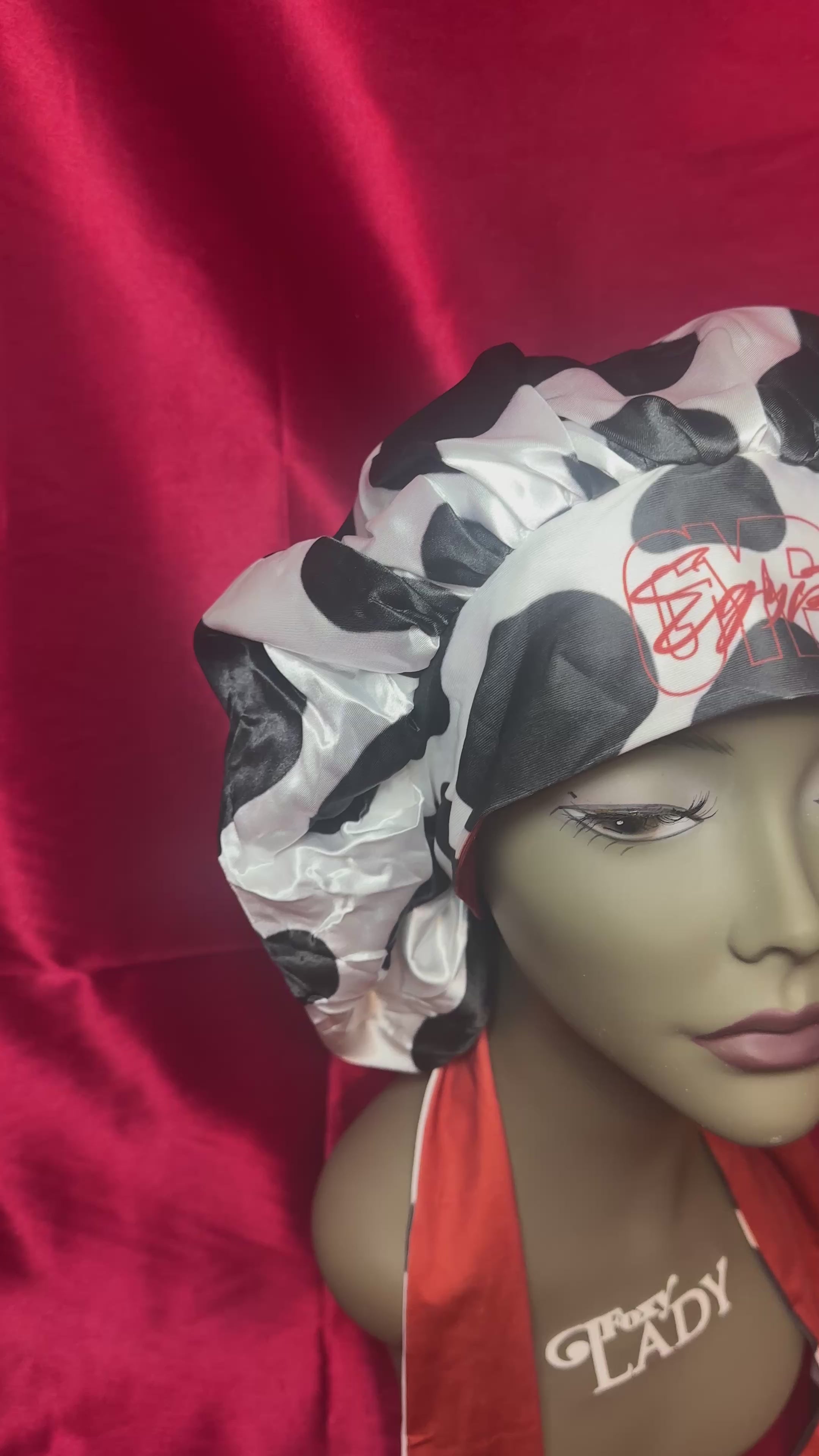 Rare Breed satin bonnet