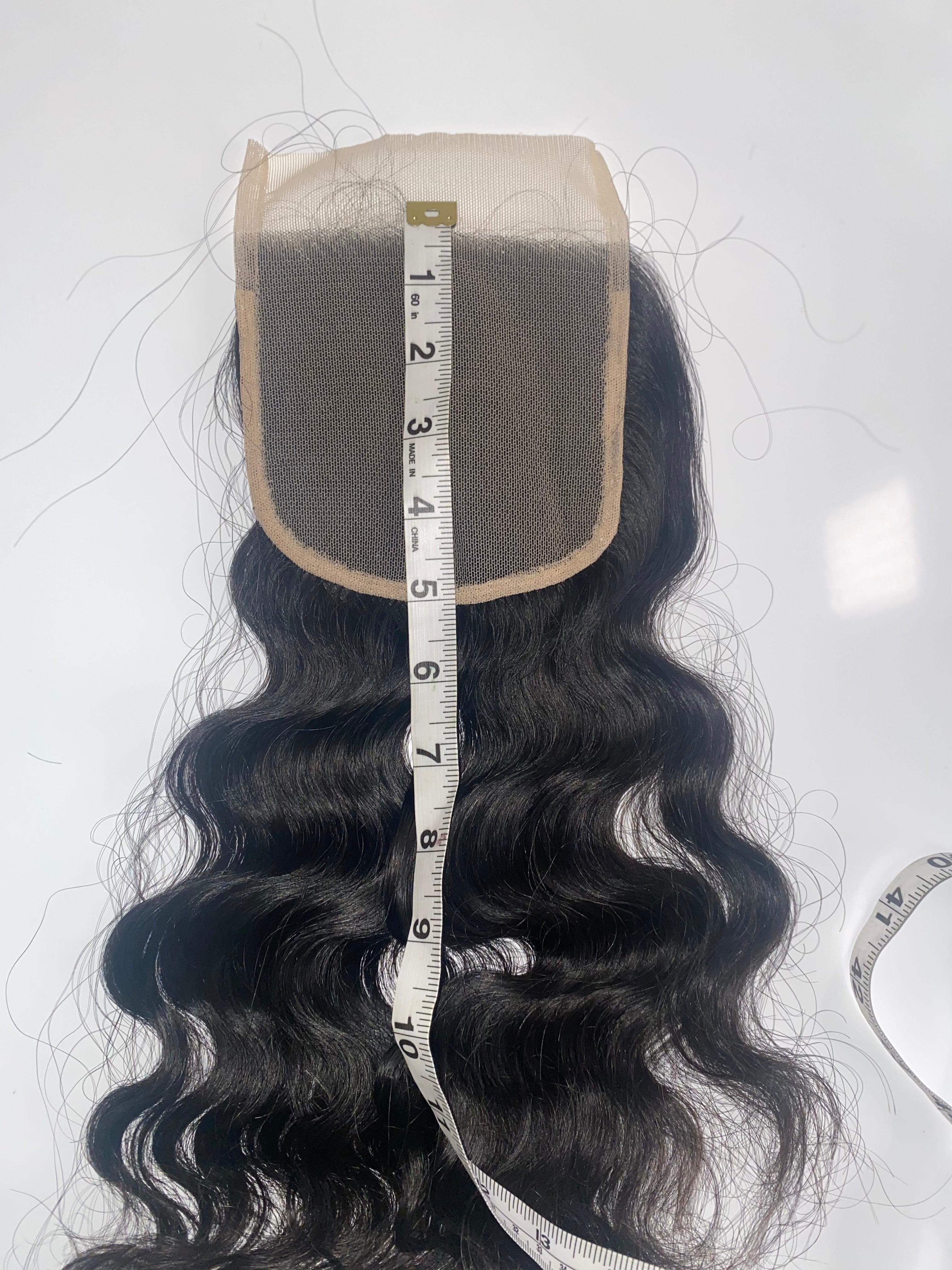901 Hairmergency 5x5 Raw Indian Closure
