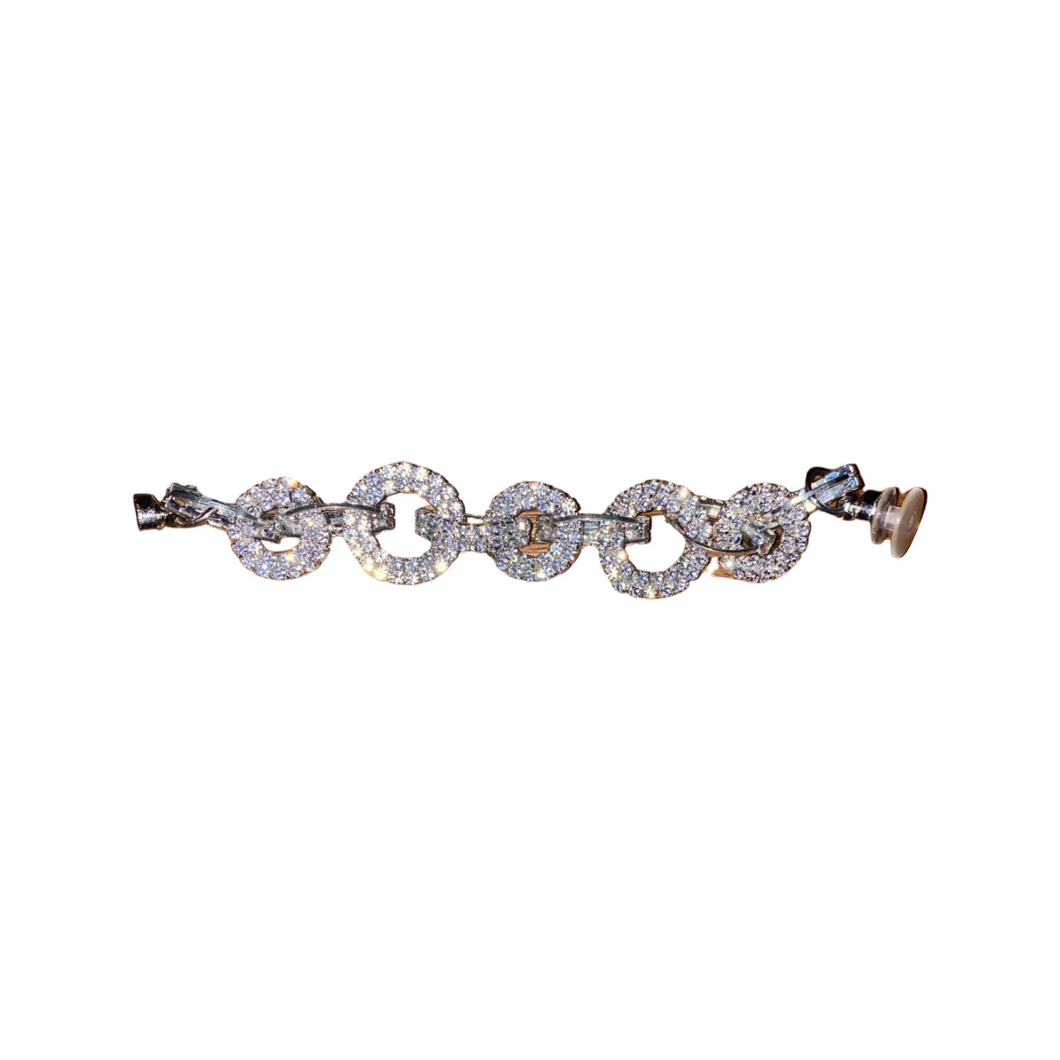 Diamond Chain Charm (silver)
