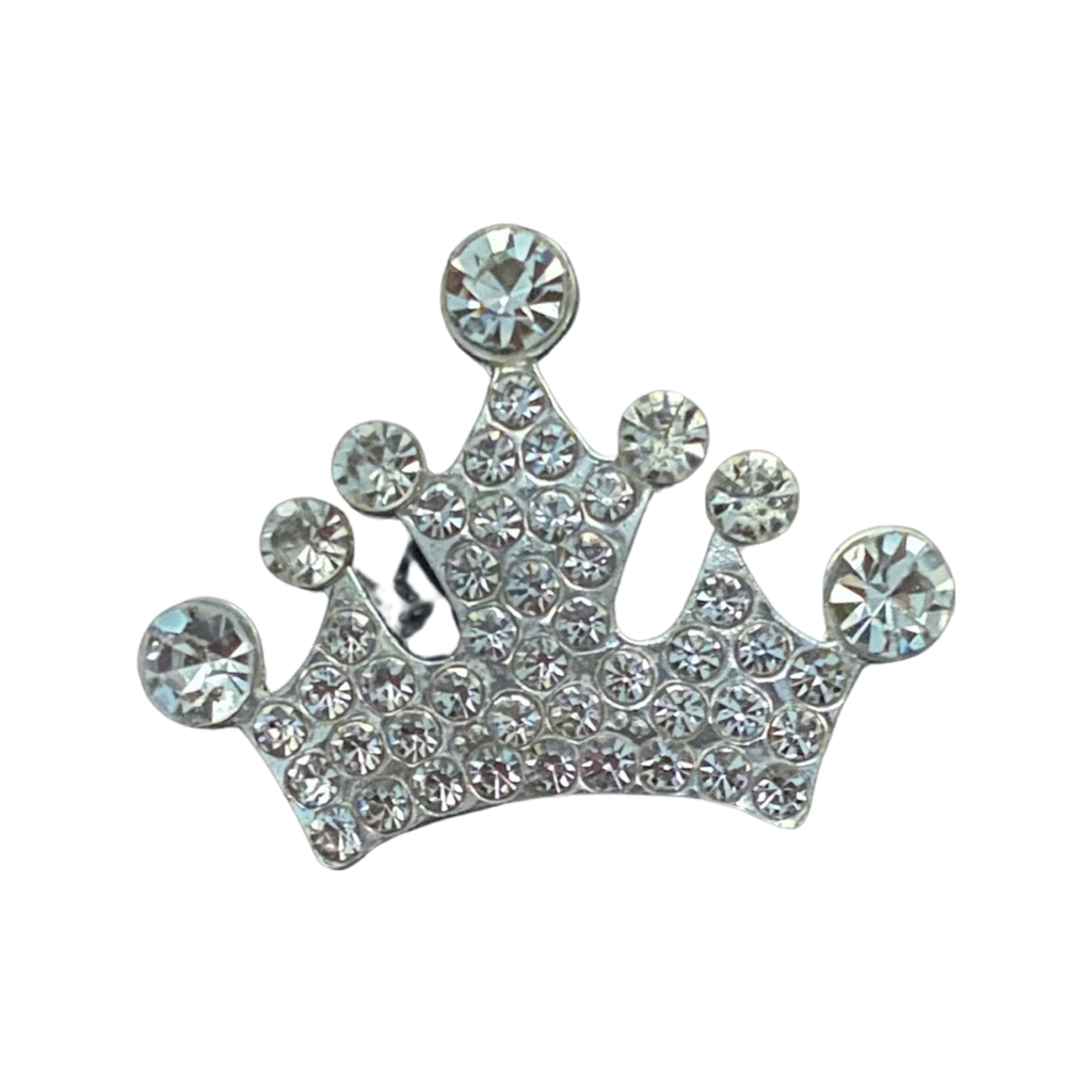 Diamond Crown Charm (silver)