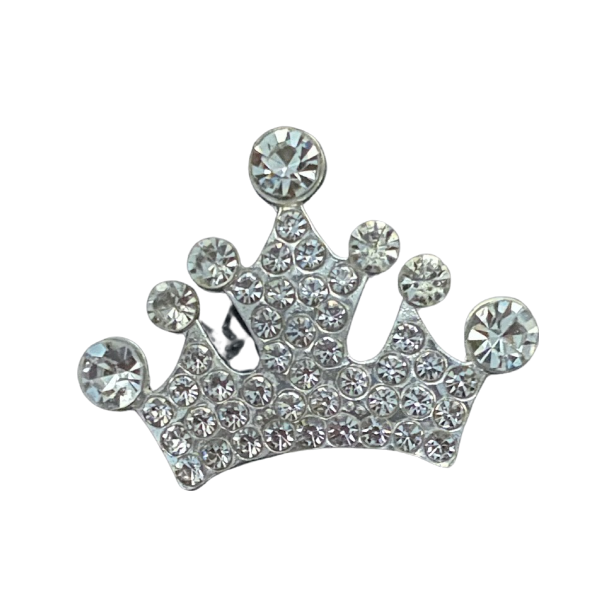 Diamond Crown Charm (silver)